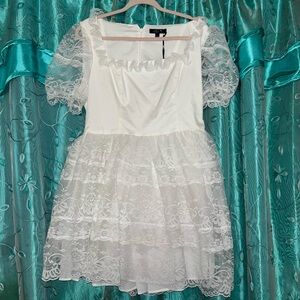dELiA*s White Lace Dress